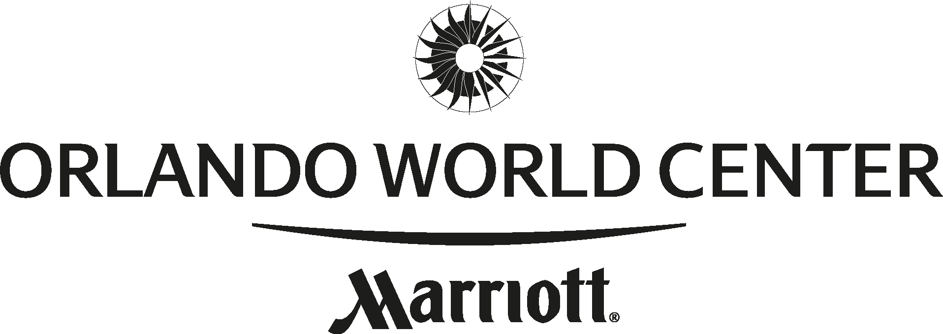 Orlando World Center Black Logo Vector Logo
